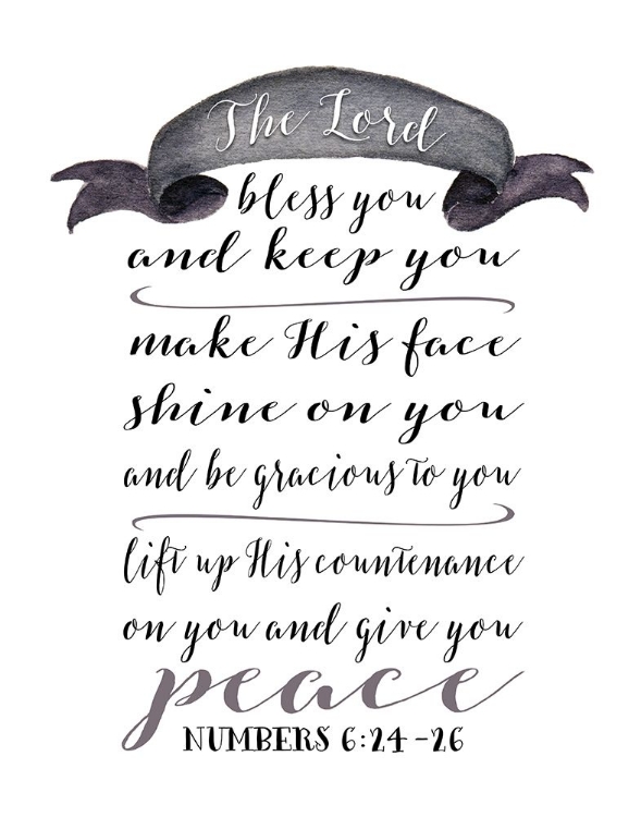 Picture of NUMBERS 6: 24-26