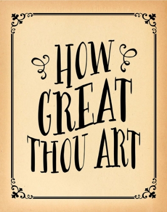 Picture of HOW GREAT THOU ART