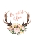 Picture of FLORAL ANTLERS WILD AND FREE