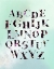 Picture of FLORAL ALPHABET