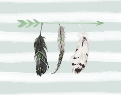 Picture of MINT FEATHERS AND ARROWS