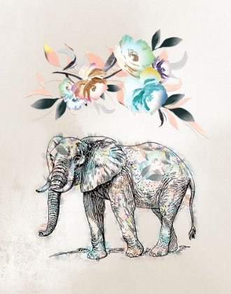 Picture of FLORAL ELEPHANT