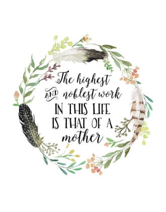 Picture of MOTHER QUOTE WREATH