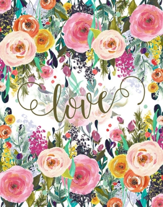 Picture of LOVE COLORFUL FLORALS