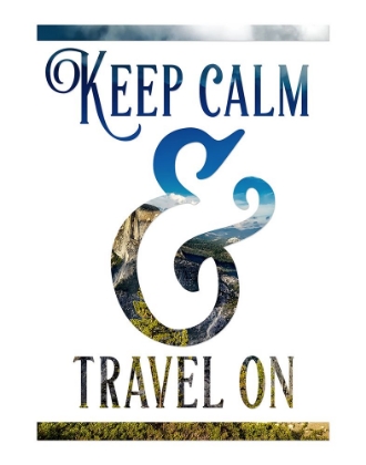 Picture of KEEP CALM AND TRAVEL ON