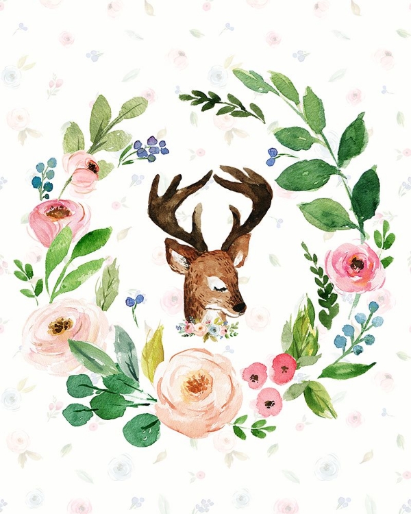 Picture of WATERCOLOR DEER