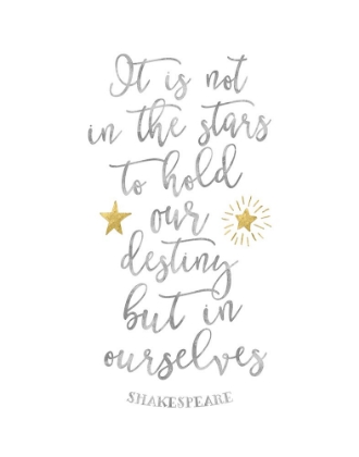 Picture of SHAKESPEARE DESTINY QUOTE