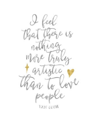 Picture of VAN GOGH LOVE PEOPLE QUOTE