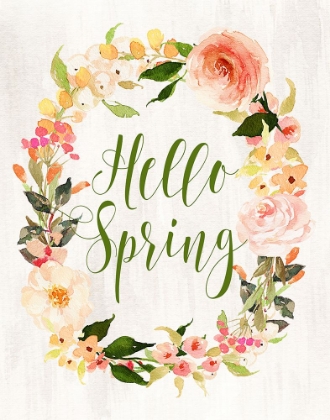 Picture of HELLO SPRING WREATH II