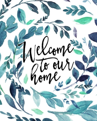 Picture of WELCOME TO OUR HOME - BLUE