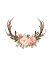 Picture of FLORAL ANTLERS