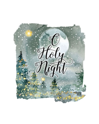 Picture of O HOLY NIGHT WATERCOLOR