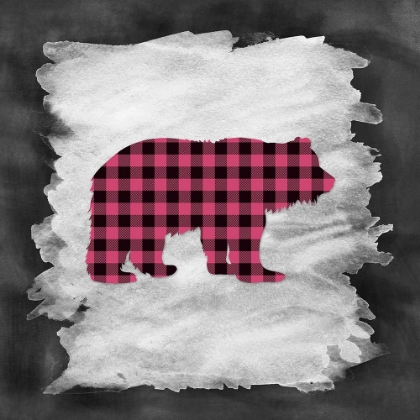 Picture of PINK PLAID BEAR