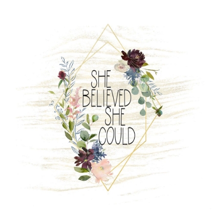 Picture of SHE BELIEVED SHE COULD