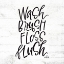 Picture of WASH BRUSH FLOSS FLUSH