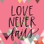 Picture of LOVE NEVER FAILS