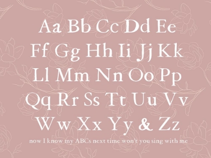 Picture of FLORAL ABCS