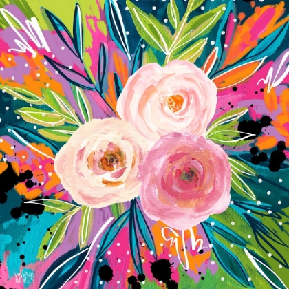 Picture of PINK FLORAL II