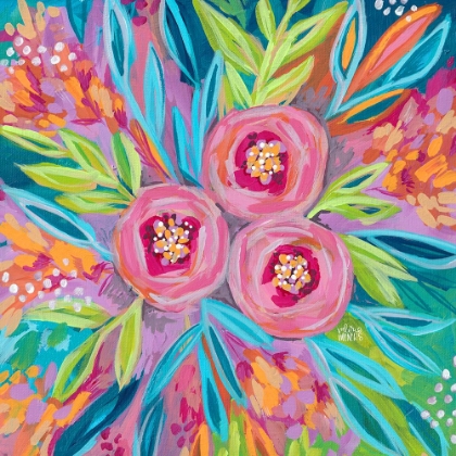 Picture of BRIGHT PAINTED FLORAL