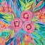 Picture of BRIGHT PAINTED FLORAL