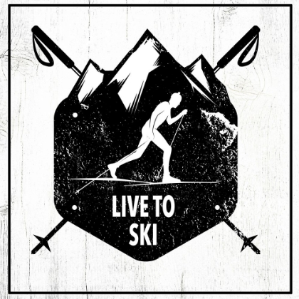 Picture of LIVE TO SKI
