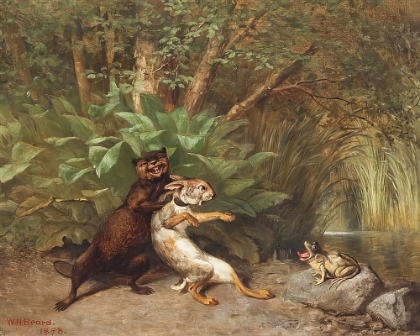 Picture of WEASEL, RABBIT AND FROG