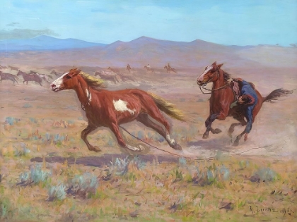 Picture of CHASING THE LINE, 1907