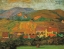 Picture of VILLAGE WITH MOUNTAINS 1907