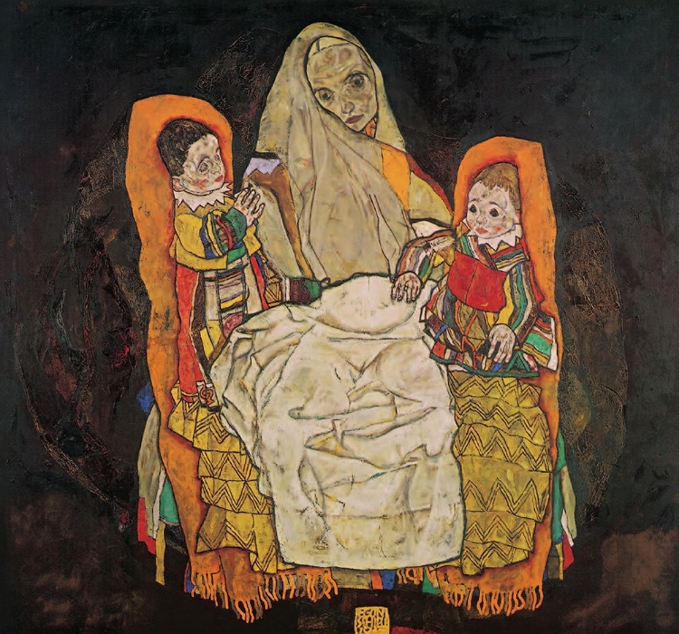 Picture of MOTHER WITH TWO CHILDREN 1915
