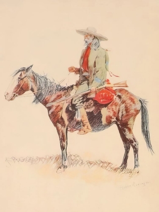 Picture of A TRAPPER FROM A BUNCH OF BUCKSKINS