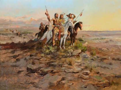 Picture of APPROACH OF THE WHITE MAN 1899