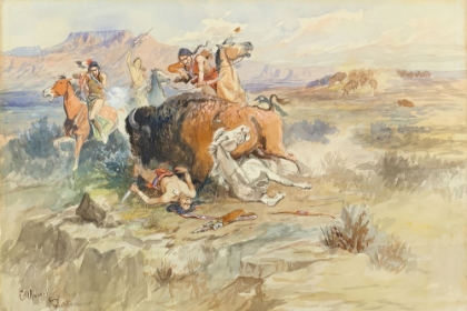 Picture of BUFFALO HUNT NO. 15 1896