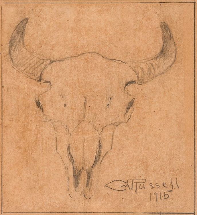 Picture of BUFFALO SKULL 1915