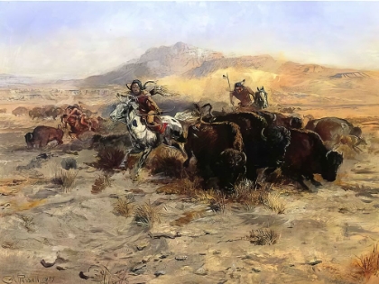 Picture of BUFFALO HUNT 1899