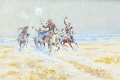 Picture of COWBOYS ON THE PLAINS, 1920