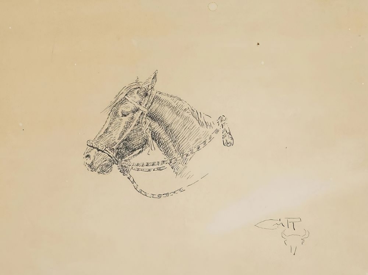 Picture of HORSE HEAD, LEFT SIDE