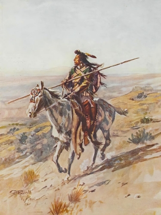 Picture of INDIAN WITH SPEAR