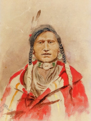 Picture of PORTRAIT OF AN INDIAN