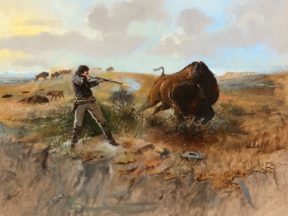 Picture of SHOOTING THE BUFFALO 1892
