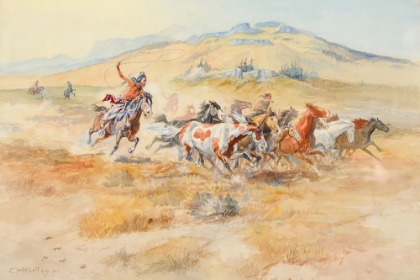 Picture of WILD HORSES 1900