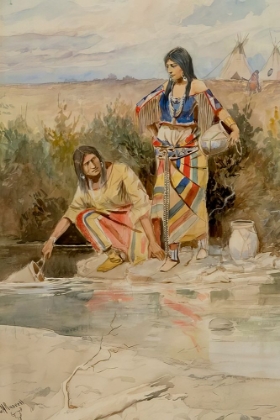 Picture of WOMAN FETCHING WATER
