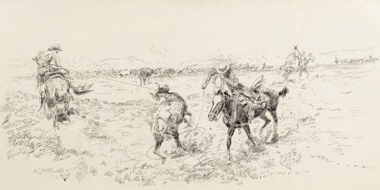 Picture of WORK ON THE ROUNDUP 1922