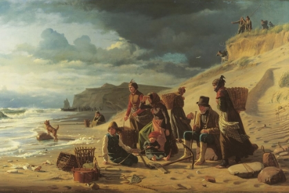 Picture of FISHING FAMILIES WAITING FOR THEIR MEN TO RETURN