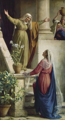 Picture of THE MEETING OF MARY AND ELISABETH