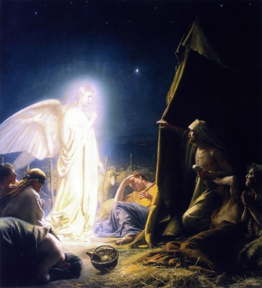 Picture of THE SHEPERDS AND THE ANGEL 1879