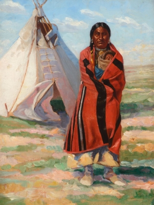 Picture of SIOUX WOMAN AND BABY