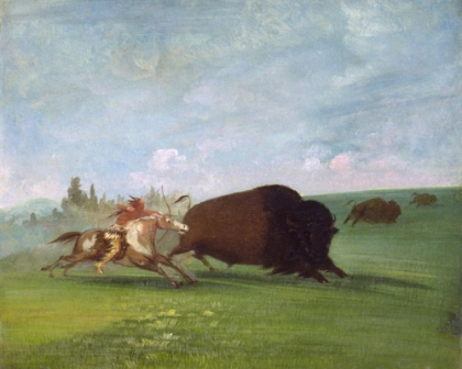 Picture of BUFFALO CHASE|A SINGLE DEATH