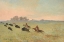 Picture of COMANCHE INDIANS CHASING BUFFALO
