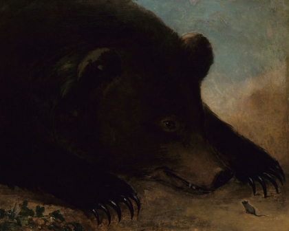 Picture of PORTRAITS OF A GRIZZLY BEAR AND MOUSE|LIFE SIZE