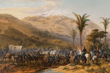 Picture of BATTLE OF CERRO GORDO IN THE MEXICAN AMERICAN WAR 1847